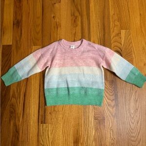 GAP girls sweater size 3T. Pastel colors. In excellent condition.
